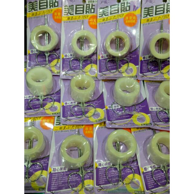 

New Scot Mata Gulung plus gunting warna bening