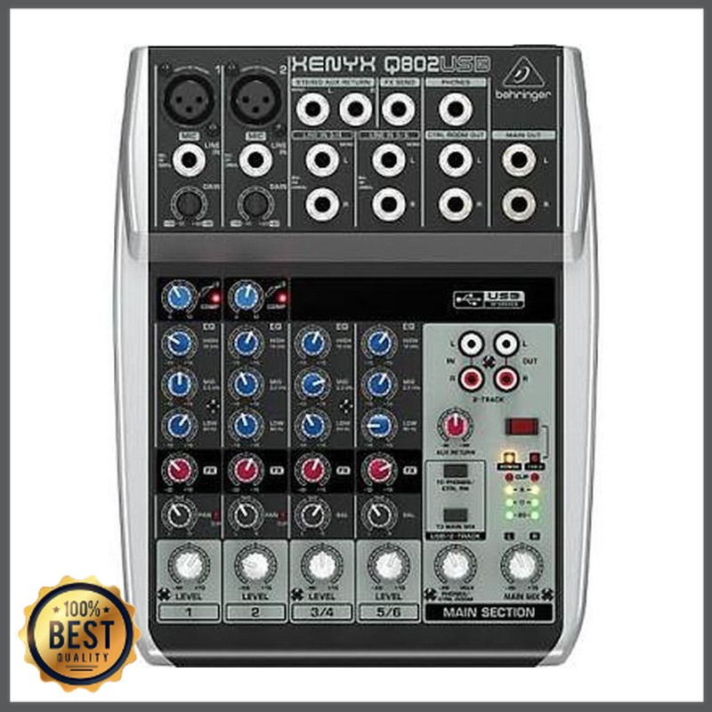 Mishad Shop -  Mixer Behringer Xenyx Q802 With USB Audio Interface GU-5117-1472