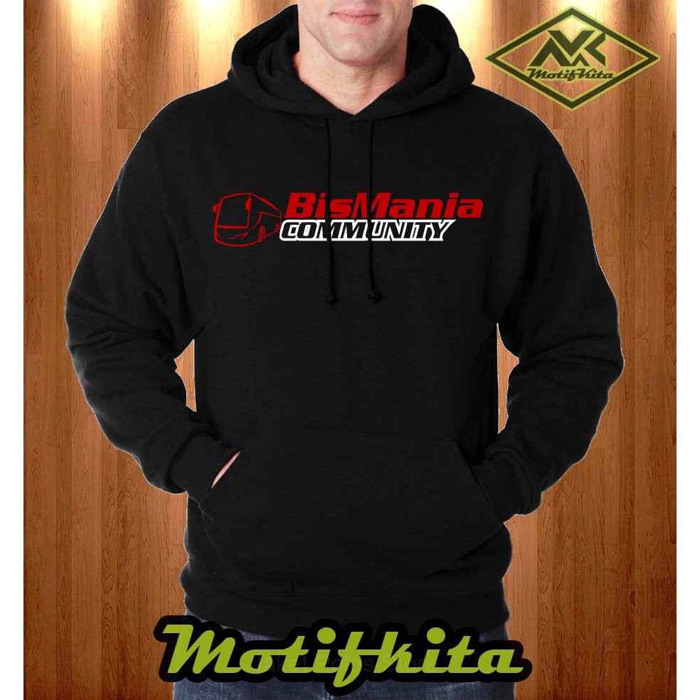 IMPORT QUALITY Jaket Hoodie Sweater BIS MANIA BUS MANIA BUSMANIA BISMANIA COMMUNITY  Pria & Wanita