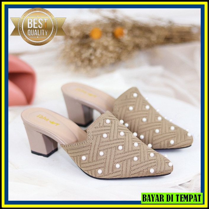 Sandal Heals Sendal Jinjit Andin Ikatan Cinta Hak Tahu Kaca Haihil Sandal Heels Hils Hak Tahu Kanvas