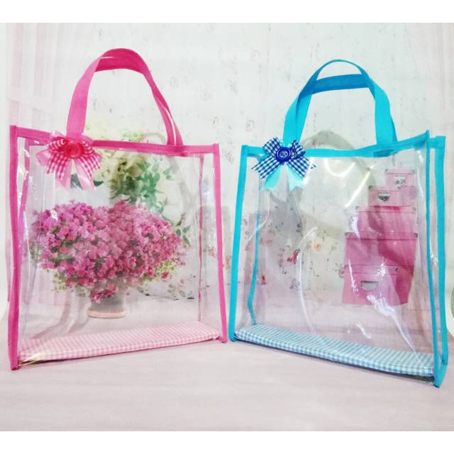 Tas mika, tas mika polos, tas mika custom, tas mika ultah, tas mika transparan, tas transparan, tas