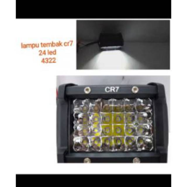 Lampu tembak sorot LED 24 mata ready harga grosir