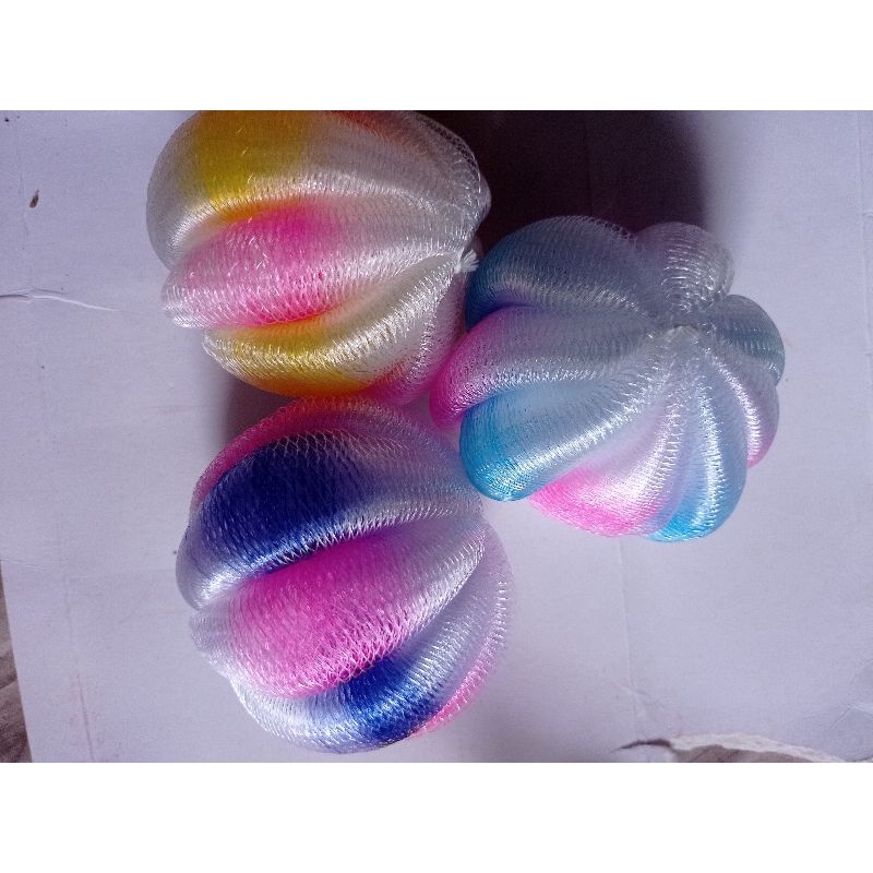 Spons Labu Warna Warni /spons mandi murah besar/Shower Puff