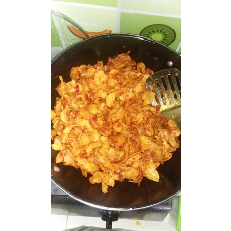

KERIPIK SINGKONG PEDAS MANIS,RENYAH250GRAM