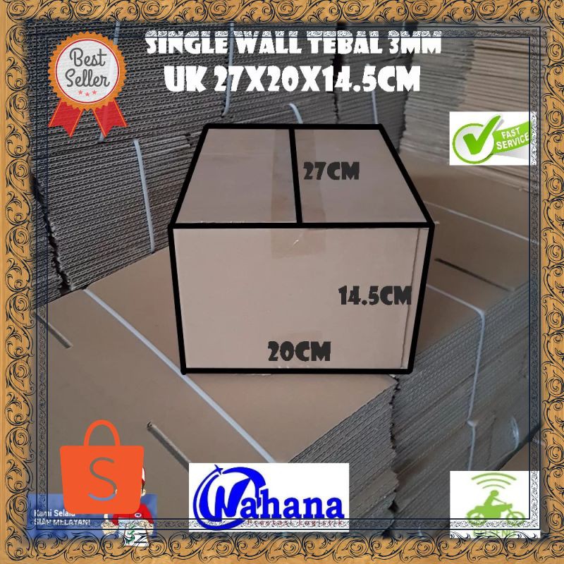 

Termurah Kardus Polos 27x20x14.5 Kekinian