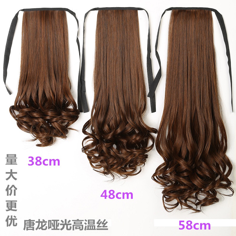 Hair Clip Curly Hair Clip Ponytail Tali 38cm/48cm/58cm