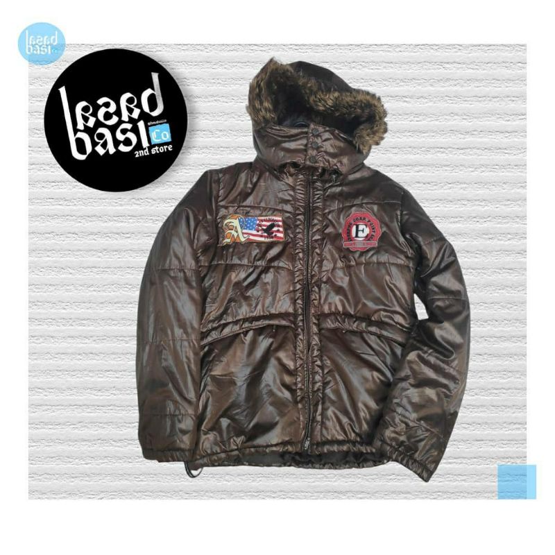 puffer jacket with hoodie