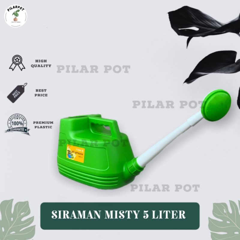 SIRAMAN TANAMAN WATERING POT MISTY 5 LITER PENYIRAM TANAMAN - HIJAU