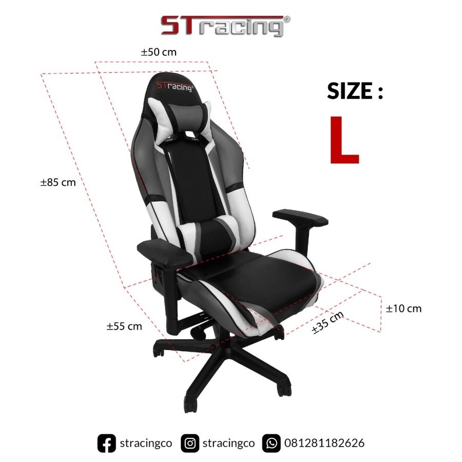 STRACING ZEBB SERIES - GAMING CHAIR