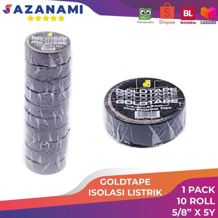 

Jual ISOLASI LISTRIK GOLDTAPE PVC ISOLASI KABEL LISTRIK ELCTRICAL TAPE Berkualitas