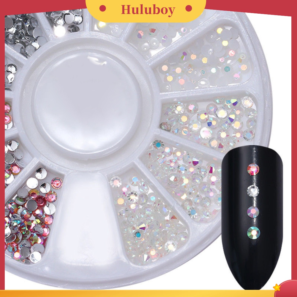 Huluboy Huluboy♡ Berlian Imitasi 3D Bahan Resin Untuk Dekorasi Nail Art