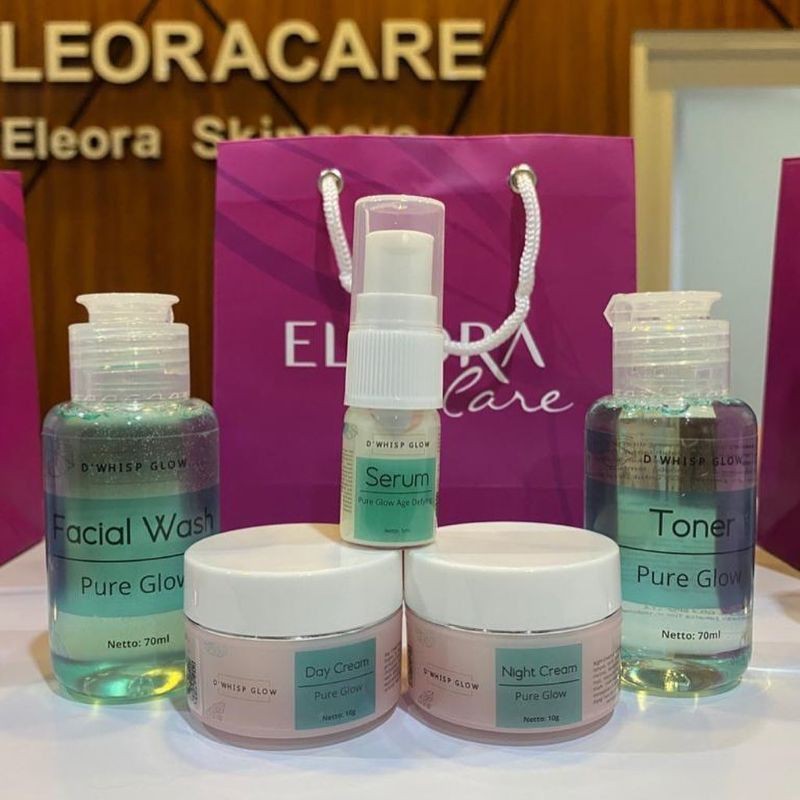 [READY] Eleora Anti Aging Cream Wajah Pure Glow Pemutih Wajah Untuk Flek dan Noda Hitam