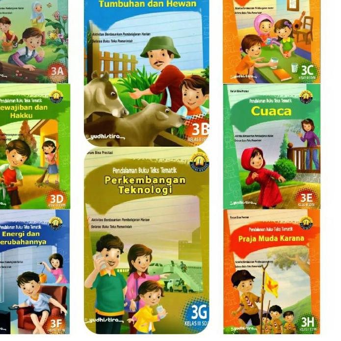 Jual Pendalaman Buku Teks Tematik Terpadu Untuk Kelas 3 SD Kurikulum ...