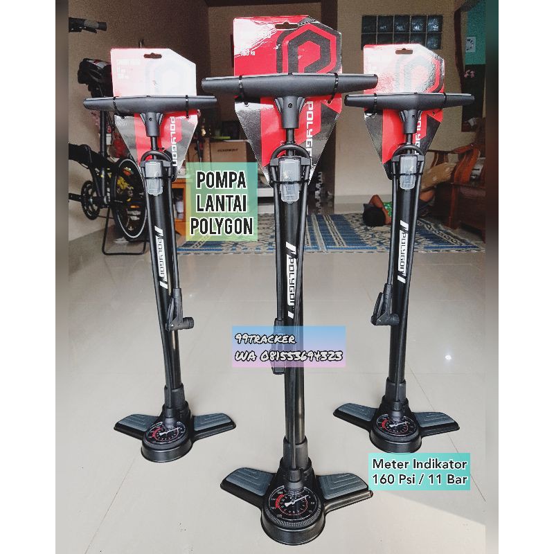 Pompa Ban Sepeda Polygon Alloy 160 Psi