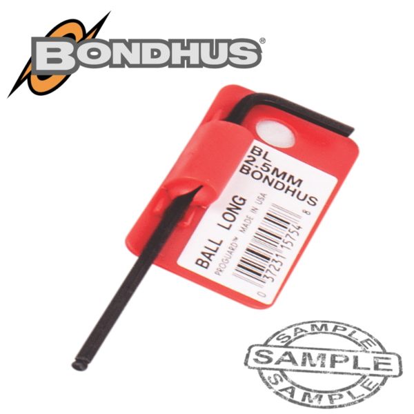 Kunci L BONDHUS KUNCI L HEX KEY ORIGINAL ASLI USA BOLA - PANJANG