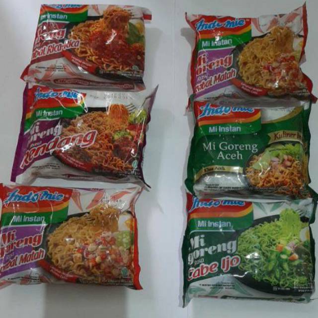 Mie instan Indomie instan Goreng kemasan 85Gr All Varian 