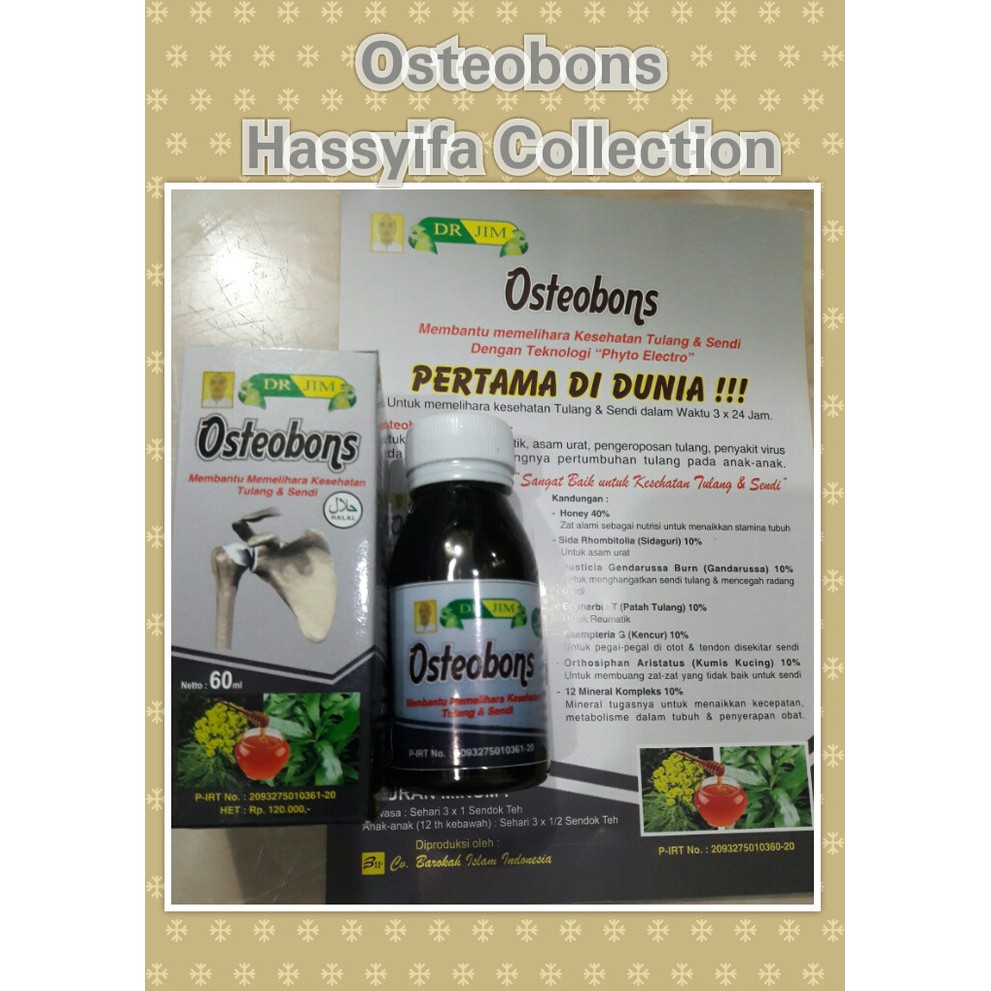 

OSTEOBONS MADU UNTUK TULANG DAN SENDI