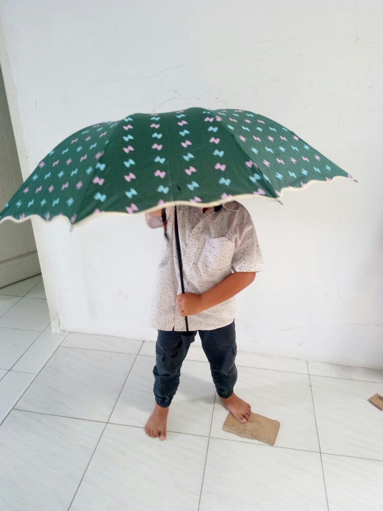 Tabasa Payung Lipat Pita Elegant Loko