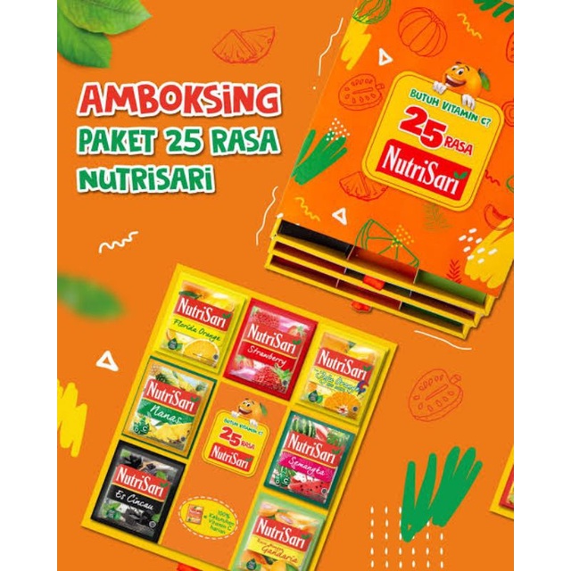 Paket hampers nutrisari 25 rasa x 3pcs box