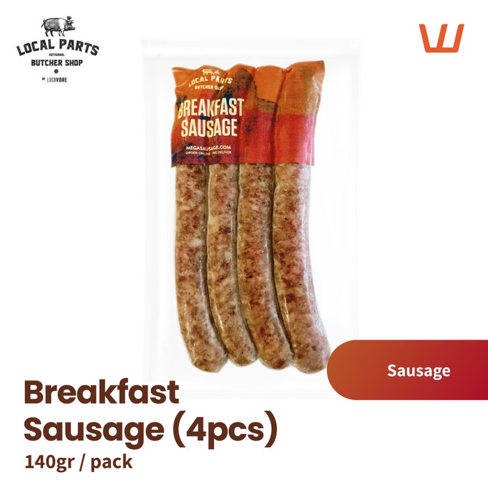 

Breakfast Sausage Pork Sosis Babi Localparts Locavore Natural Organic
