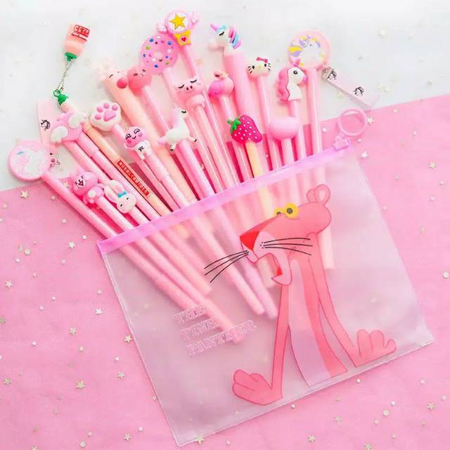 Kasimurah.10 | Tempat Pensil Pvc / Tempat Pensil Unicorn Panther / Tempat Kosmetik /Tempat Kosmetik-1
