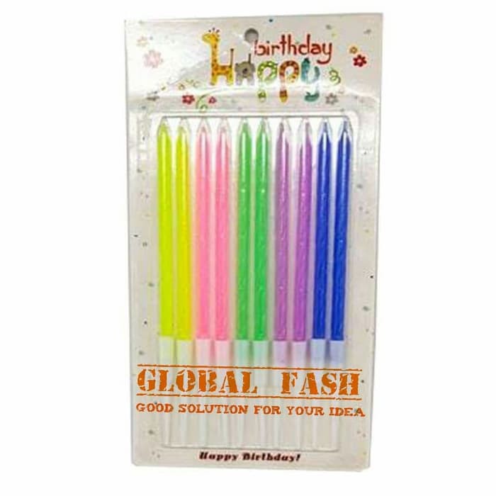 lilin rainbow / lilin ultah / lilin ultah rainbow / lilin hbd / candle/ candle cake / lilin unik