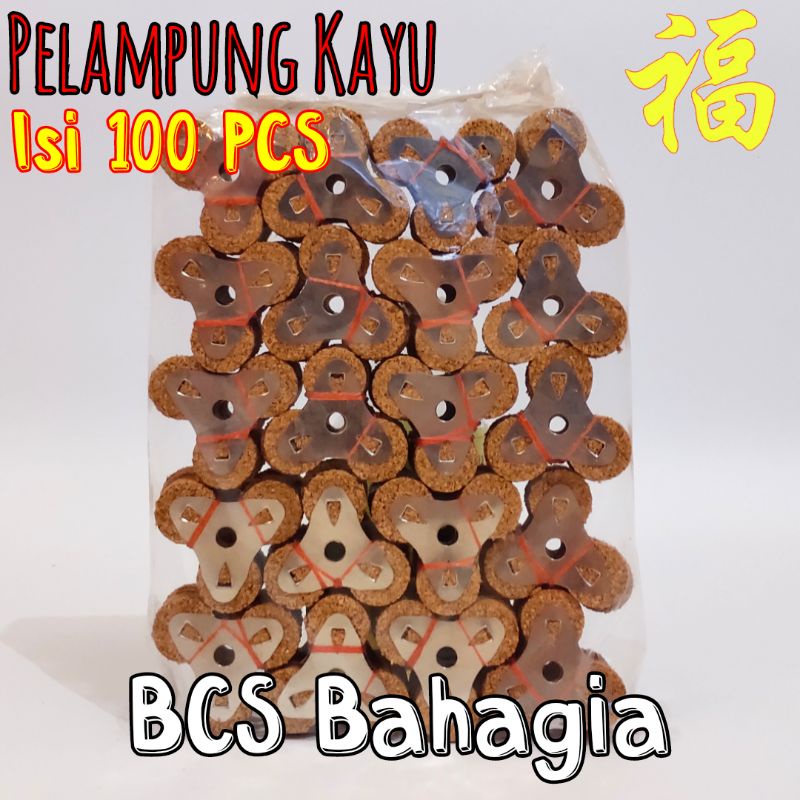 pelampung serat kayu kaki 3 sumbu minyak lilin apung pelita isi 100 biji 1 bungkus sembahyang dewa altar 100 pcs