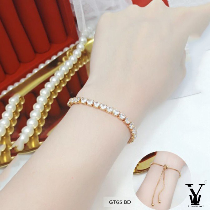 Gelang Xuping Serut Wanita/Gelang Xuping/Gelang Serut Permata GT65 BD