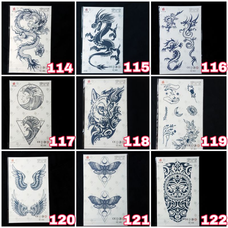 TATTO TEMPORARY MAGIC / TATTO TEMPORER GEL / TATTO SEMI PERMANEN