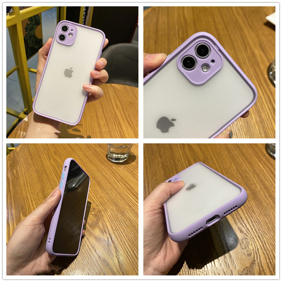 Casing kamera cangkang keras untuk Iphone 11 Pro Max Xr X Xs Max 6s 6 7 8 Plus Se 2020