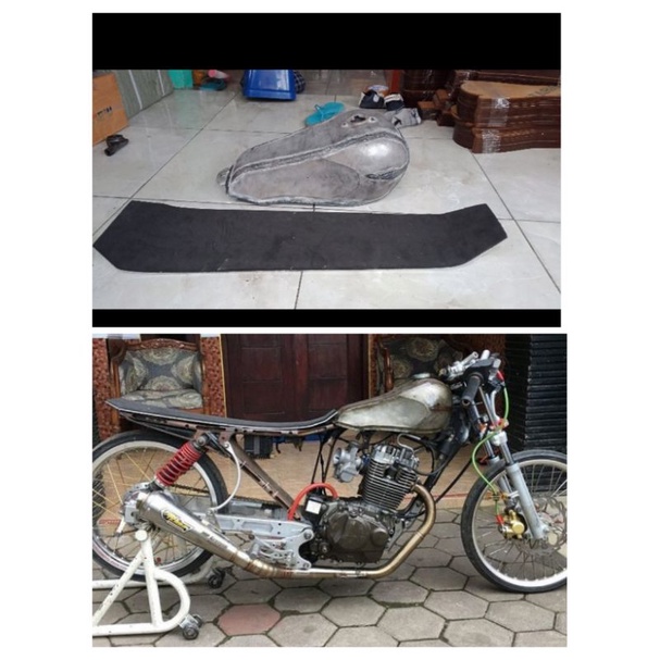 tangki herex plus jok drag 500m model Kajijuri Mp mini tangki jok drag cb gl mp tiger