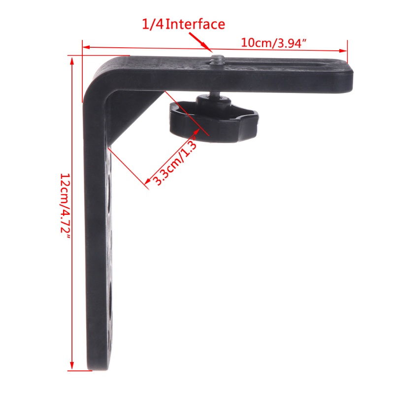 Mary Bracket Stand Holder Laser Level Universal Bentuk L 1 / 4 &quot;Bahan Besi Super Kuat