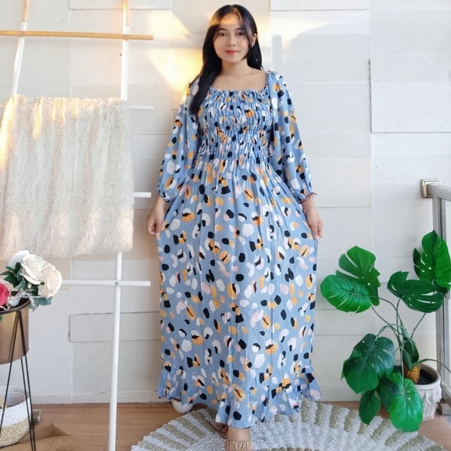 Kiandra - Dress Lily Panjang Ruffle