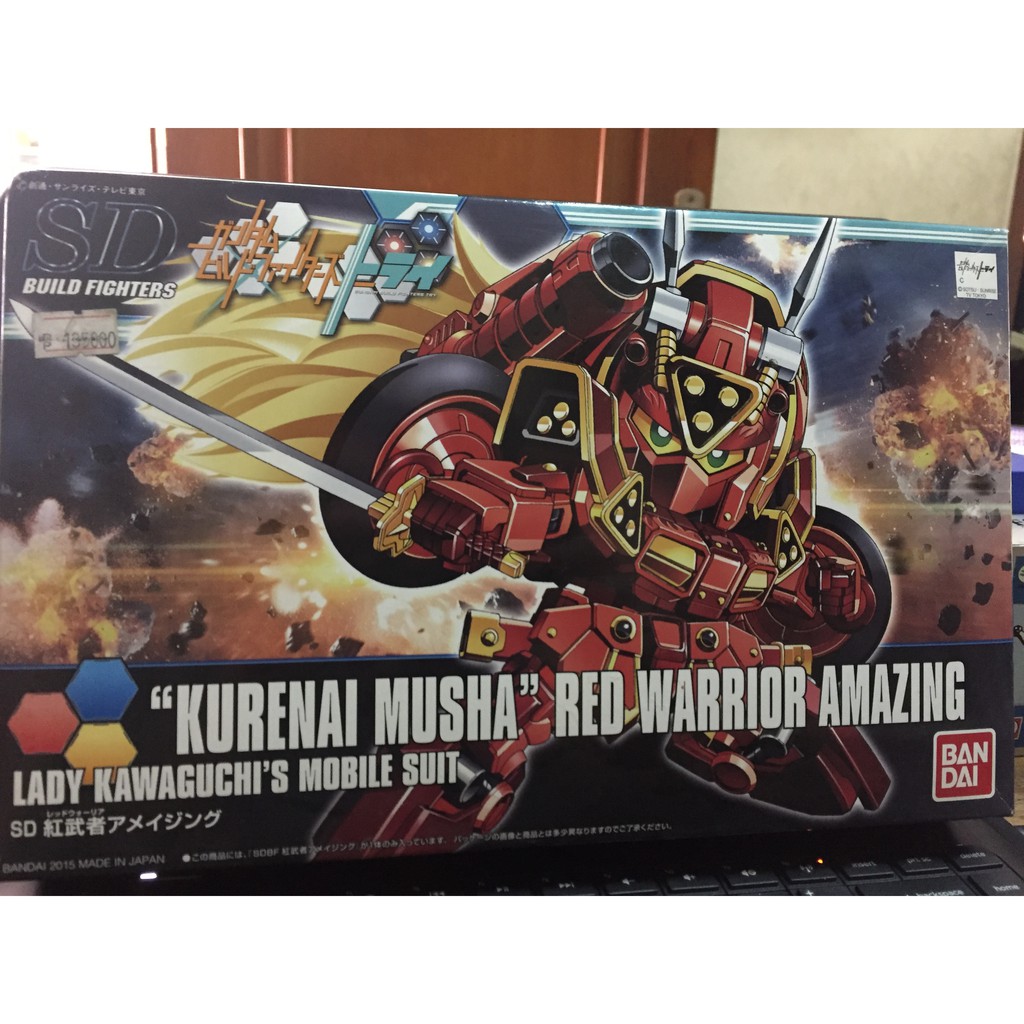 BANDAI KURENAI MUSHA RED WARRIOR AMAZING LADY KAWAGUCHI'S MOBILE SUIT