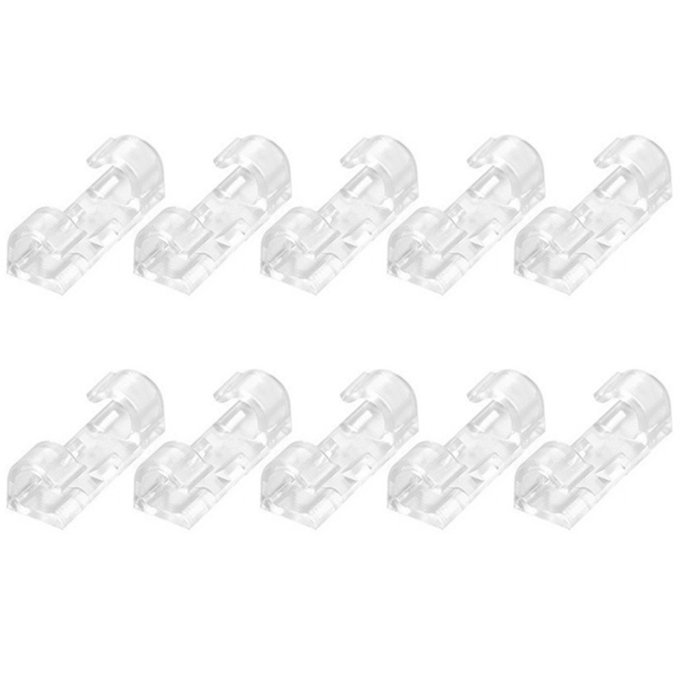 Self-Adhesive Cable Clips Organizer Drop Wire Holder Cord Management  20 pcs OW