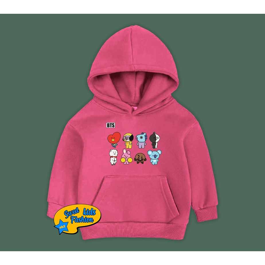 Jaket Hoodie Anak BTS BT21 Hoodie Anak BT21 BTS Kpop