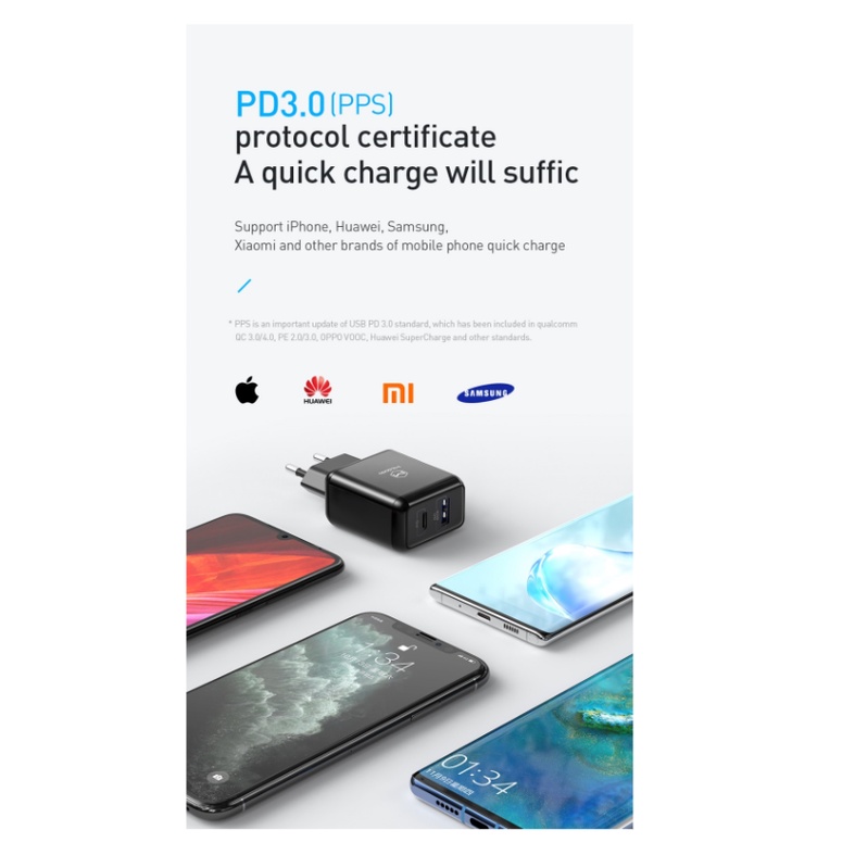 MCDODO CH-6891 Charger USB PD Type C Fast Charging 18W Iphone Android