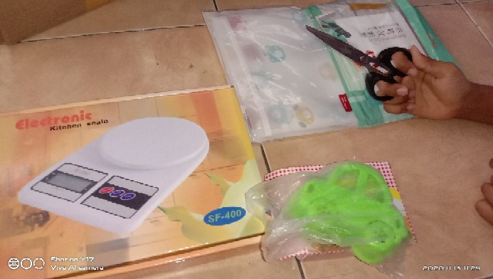 Timbangan Dapur Digital Original Sf 400 Murah Includ Baterai 10 Kg