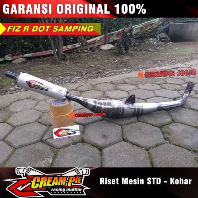 Knalpot Creampie Fiz r Tipe Dot Samping Original