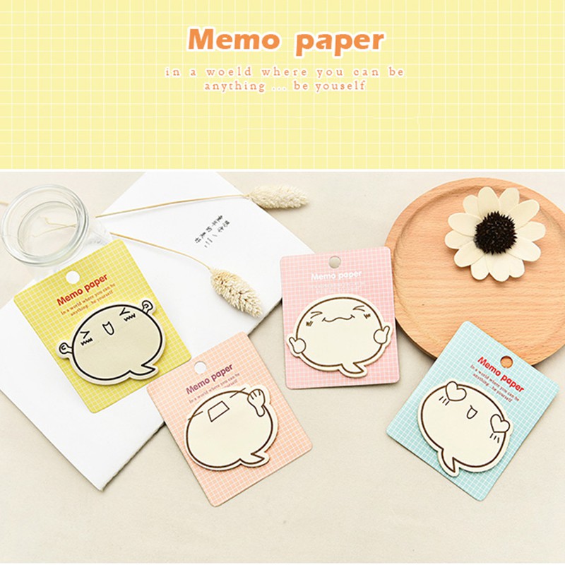 Sticky Note Bentuk Emoji Kartun Kreatif untuk Kantor/Pelajar-2