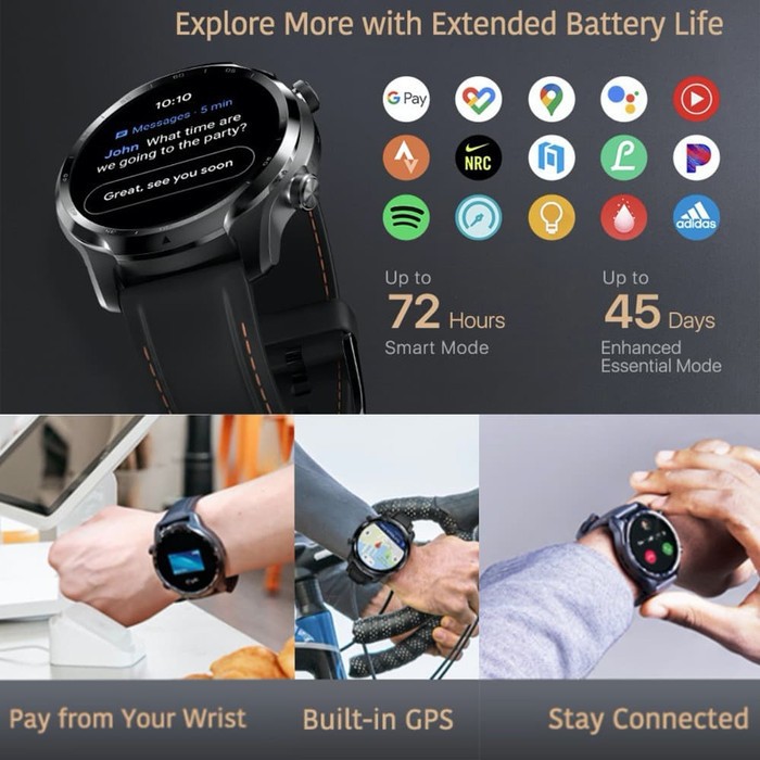 TicWatch Pro 3 with Snapdragon Wear 4100 smartwatch