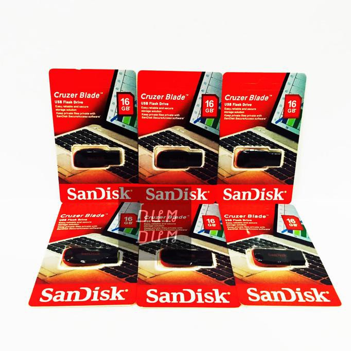 FLASH DISK 16GB SANDISK CRUZER BLADE