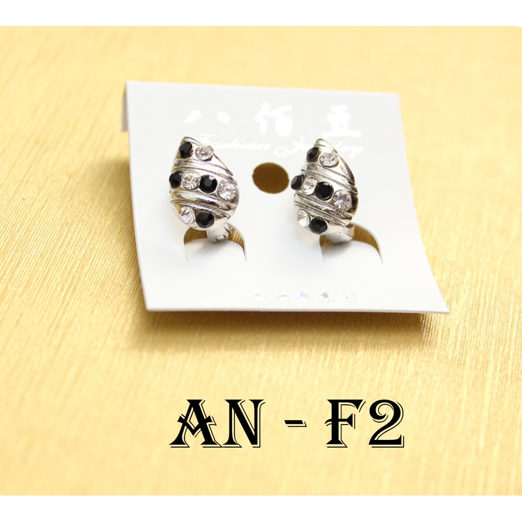 OK - Kode AN-F Anting wanita fashion model korea imitasi bahan alloy-2
