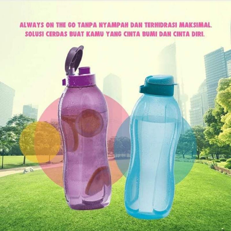 Tupperware Eco Bottle 2 Liter biru