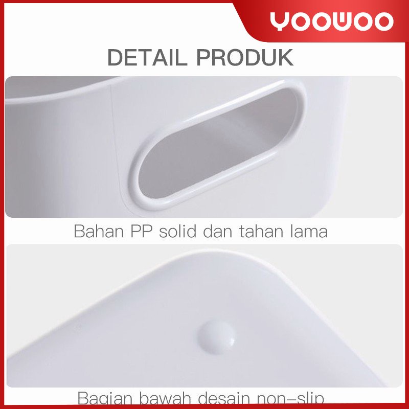 Storage box organizer / kotak penyimpanan serbaguna / kotak skincare / keranjang makanan