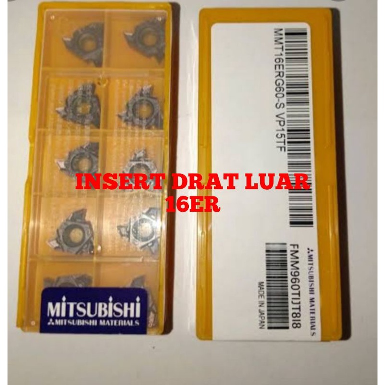 insert drat luar.inset ulir luar er16 ago60 new