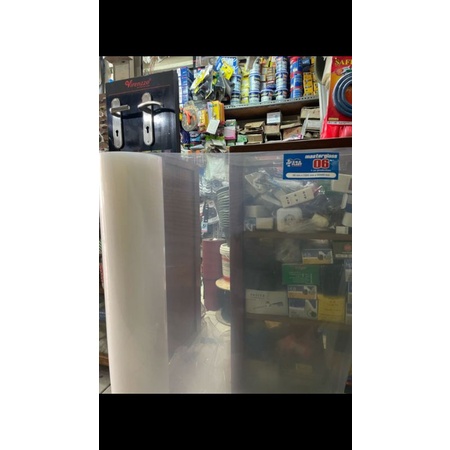 Fiber penutup pagar polos tebal 0.6mm