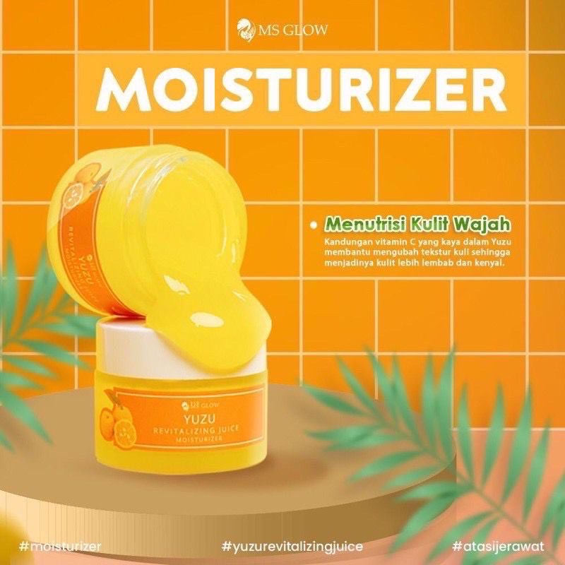 MS GLOW Moisturizing Juice Pelembab Wajah | Moisturizer Yuzu Watermelon Cactus