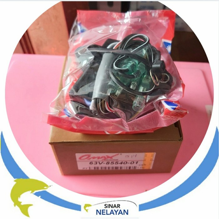 CDI untuk mesin tempel Yamaha 15 pk kapsul. Ada 8 kabel.