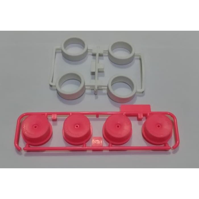 Tamiya Part Wheelset Avante MK II Large Wheel Pink & Hard Tire LP